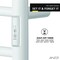 Anzzi Elgon 14Bar Carbon Steel Wall Mounted Electric Towel Warmer Rack in White TW-WM105WH - alternate 8